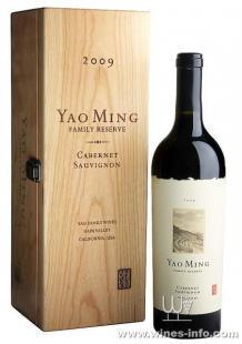 YAO M姚明那帕谷家族珍藏赤霞珠干红葡萄酒2009_食品、饮料_世界工厂网中国产品信息库